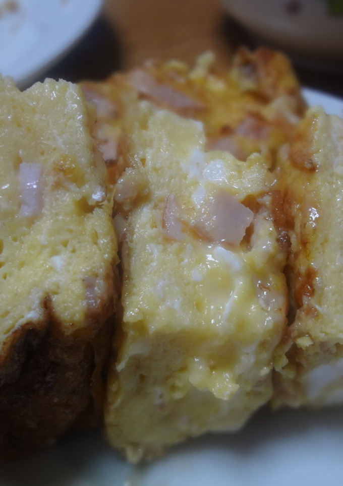ハムとチーズの卵焼き-レシピのメイン写真
