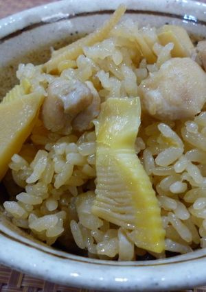 筍と鶏肉の炊き込みご飯-レシピのメイン写真