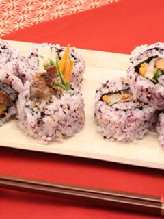赤しそ風味のいわしロール寿司-レシピのメイン写真