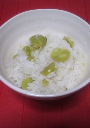 栄養満点☆そら豆としらすの春ごはん-レシピのメイン写真