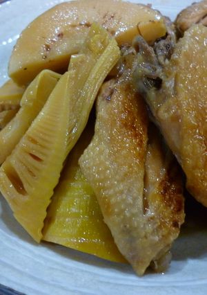 手羽先と筍の焦がし煮-レシピのメイン写真