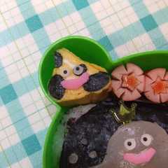 รูปของ キャラ弁★ぶちスライム