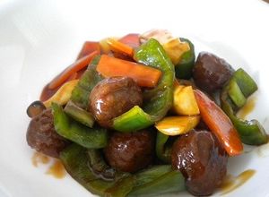 レトルトミートボールで本格酢豚風！-レシピのメイン写真