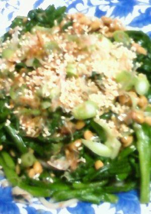 ニラ納豆おかか胡麻のせ冷やし蕎麦-レシピのメイン写真
