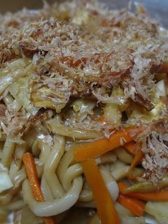 我が家の焼きうどん-レシピのメイン写真