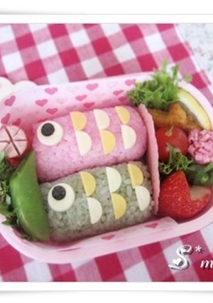簡単＊丸型１つde鯉のぼりのキャラ弁＊-レシピのメイン写真