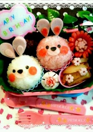 ｷｬﾗ弁☆カップうさぎ-レシピのメイン写真