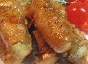 ★豚ももスライスで豆腐巻き巻き焼き★-レシピのメイン写真