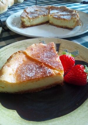 お手軽ベイクドチーズケーキ-レシピのメイン写真