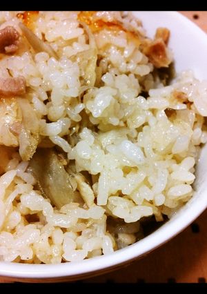 ごぼうと豚バラの炊き込みご飯-レシピのメイン写真