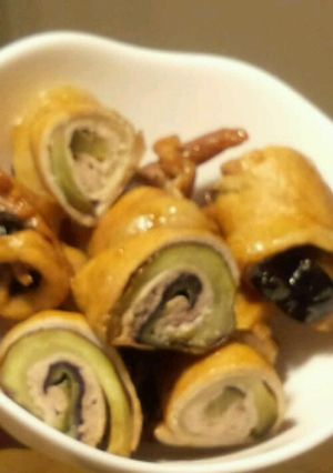 豚肉と茄子のロール照り焼き-レシピのメイン写真