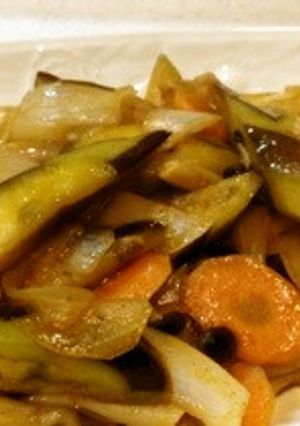 茄子のバルサミコケチャップ炒め-レシピのメイン写真