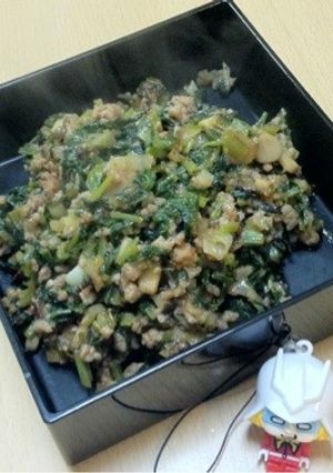 おやじ犬特製☆カブの葉の味噌風味の常備菜-レシピのメイン写真
