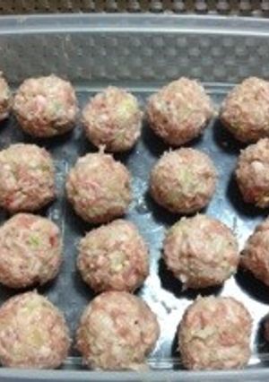 冷凍可能 生姜たっぷり肉団子-レシピのメイン写真