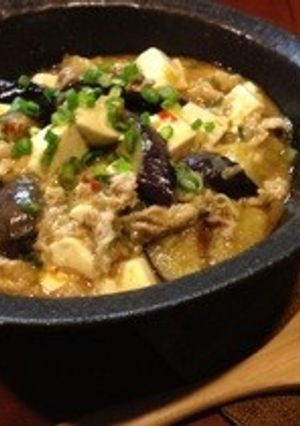 豚肩ロースのガッツリ麻婆茄子豆腐-レシピのメイン写真