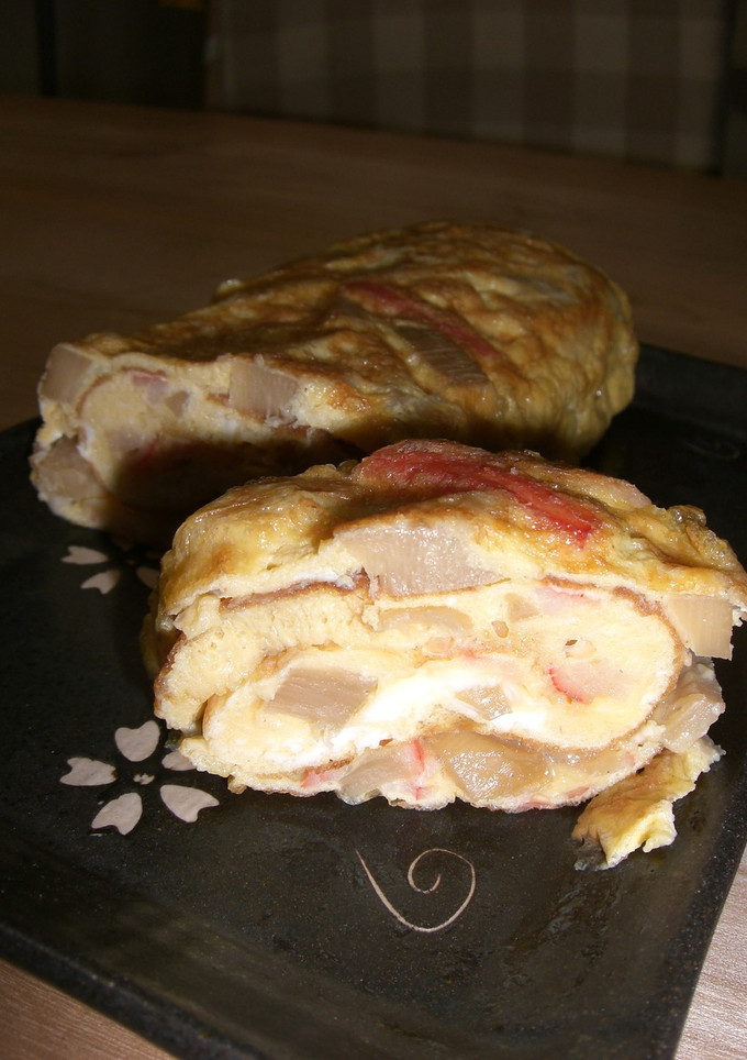 残った筍の煮物で卵焼き-レシピのメイン写真