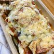 新玉とナスの重ね焼き