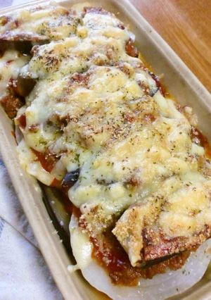新玉とナスの重ね焼き-レシピのメイン写真