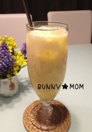 豆乳スムージー☆パイナップル＆ラズベリー-レシピのメイン写真