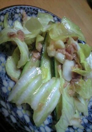 醤油ツナときゅうりのサラダ♪-レシピのメイン写真