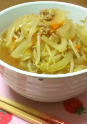 万能挽き肉を使ったみそラーメン♪-レシピのメイン写真