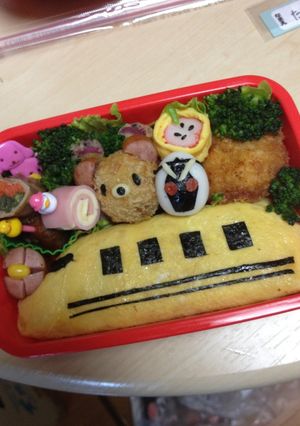 キャラ弁☆ドクターイエロー-レシピのメイン写真