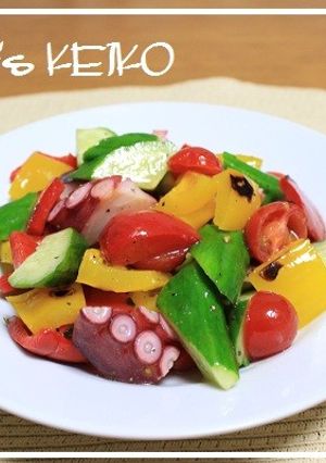 【農家のレシピ】彩り野菜とタコのマリネ-レシピのメイン写真