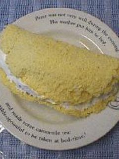 レンジで作るバナナオムレツケーキ-レシピのメイン写真