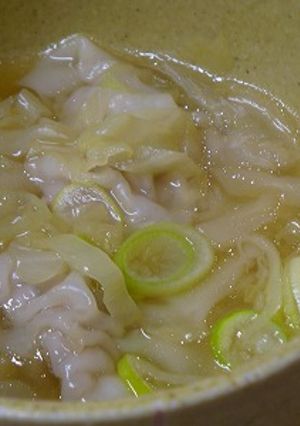 白菜ワンタンスープ-レシピのメイン写真