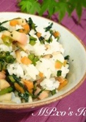みんな唸る!春菊まぜご飯 :)-レシピのメイン写真