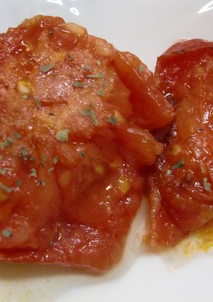 お肉料理と一緒に♪簡単トマトステーキ!-レシピのメイン写真