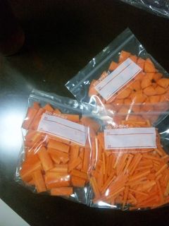 人参の冷凍保存-レシピのメイン写真