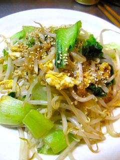 炒り卵と青梗菜のオイスターコク甘炒め-レシピのメイン写真