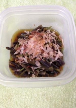 わらびのおかかがけ-レシピのメイン写真