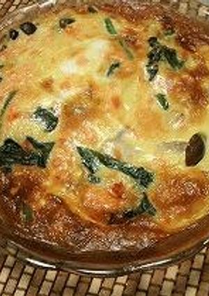 さけフレークでキッシュもどき-レシピのメイン写真