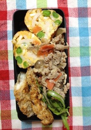 リメイク　スパゲティサラダde卵焼き-レシピのメイン写真