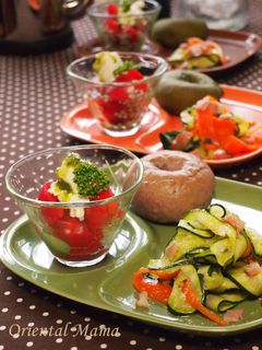 スライサーズッキーニのカロテン朝食-レシピのメイン写真