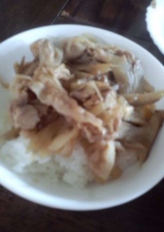 豚肉と新玉ねぎと牛蒡の甘辛炒め-レシピのメイン写真