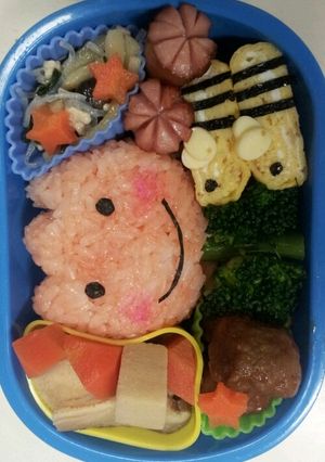 幼稚園お弁当ｷｬﾗ弁[ﾁｭｰﾘｯﾌﾟ]-レシピのメイン写真