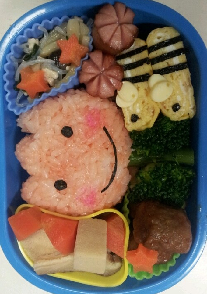 幼稚園お弁当ｷｬﾗ弁[ﾁｭｰﾘｯﾌﾟ]-レシピのメイン写真