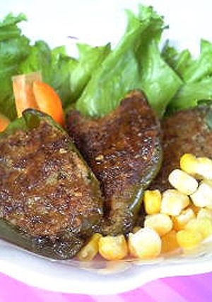 肉詰めピーマン　byキャリー様-レシピのメイン写真