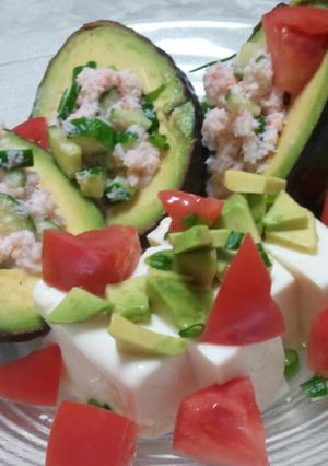 蟹とアボカドの簡単サラダ*山葵醤油-レシピのメイン写真