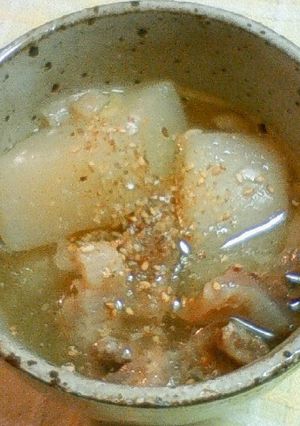 大根と牛すじ肉の塩麹煮(圧力鍋使用)-レシピのメイン写真