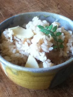 春〜 たけのこご飯-レシピのメイン写真