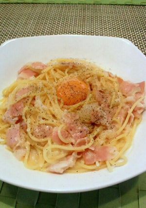 カルボナーラ風パスタ-レシピのメイン写真