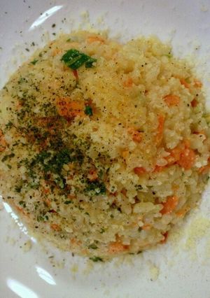 カルボナーラ風味リゾット-レシピのメイン写真