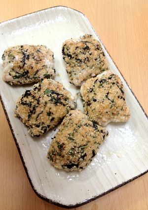 おやじ犬風！豚のチーズはさみゴマ焼き-レシピのメイン写真