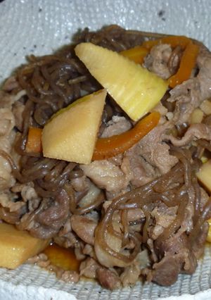 竹の子と豚肉の炒め煮-レシピのメイン写真