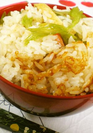 葉ゴボウあったら、この炊き込みご飯作ろ♪-レシピのメイン写真