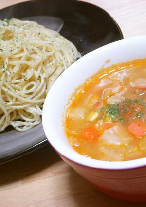 ♡ぺペロンwithミネストローネ♡-レシピのメイン写真